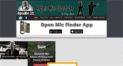 Desktop Screenshot of openmicupstate.com